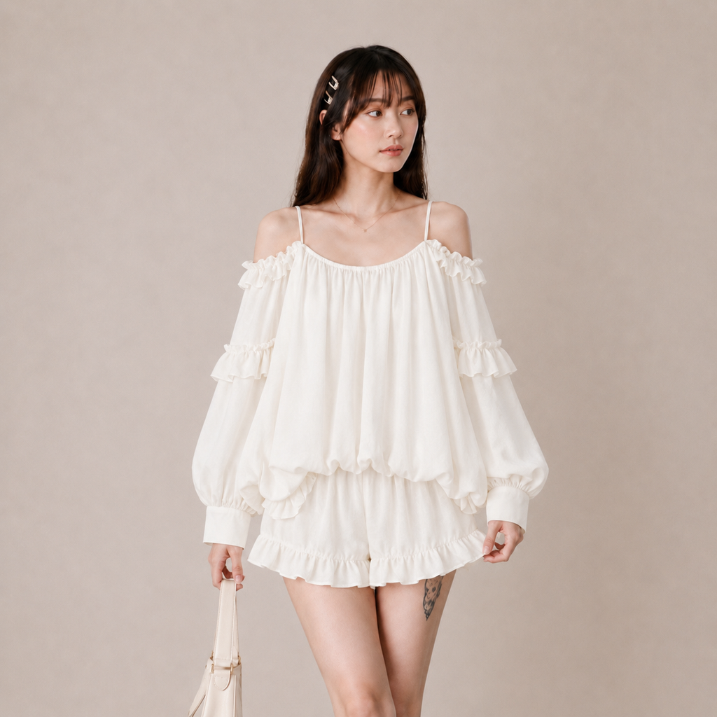 Cloud Shoulder Top