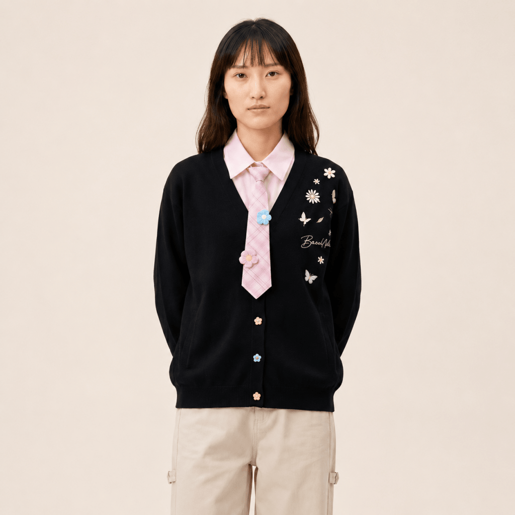Combined Two Piece Pixie Cardigan - BareLayer