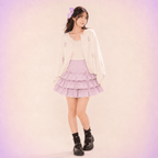 Kawaii Lace Pleated Mini Skirt - BareLayer