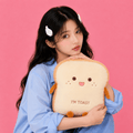 Moody Toast Bread Plush Pillow - BareLayer