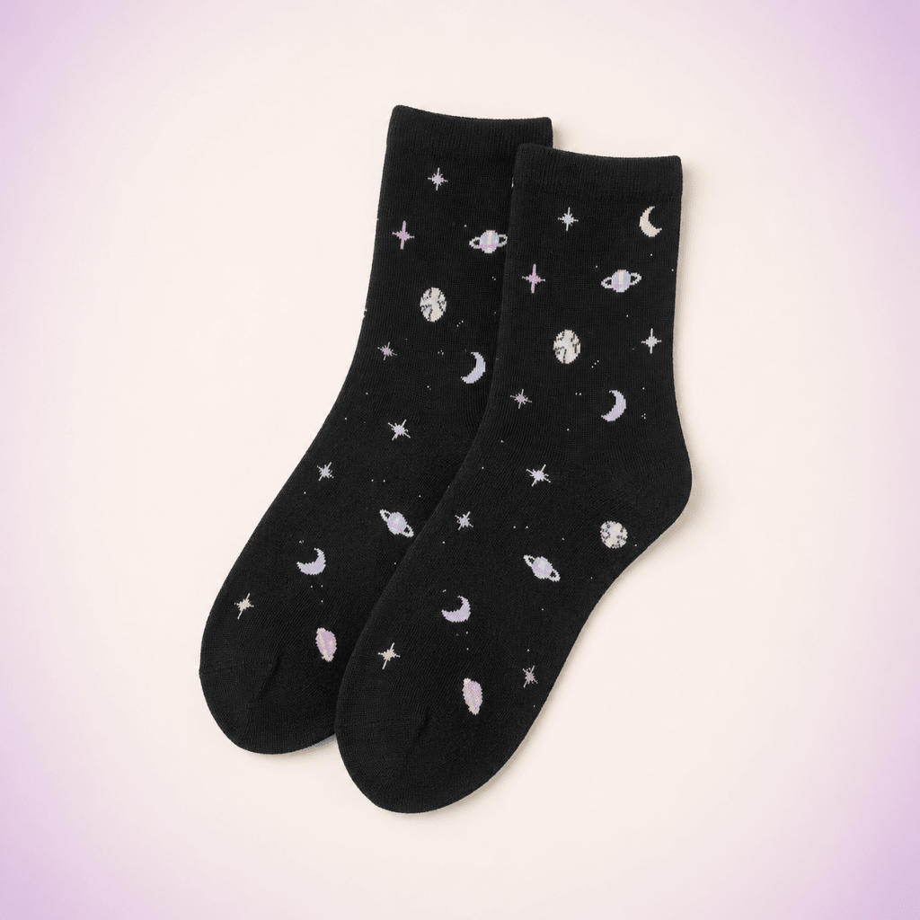 Moon & Stars Tube Socks - BareLayer