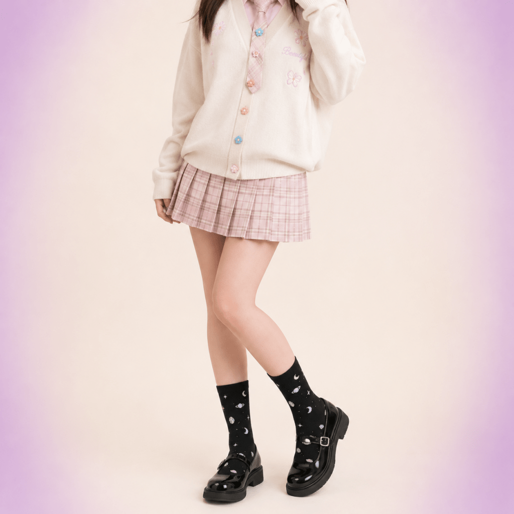 Moon & Stars Tube Socks - BareLayer