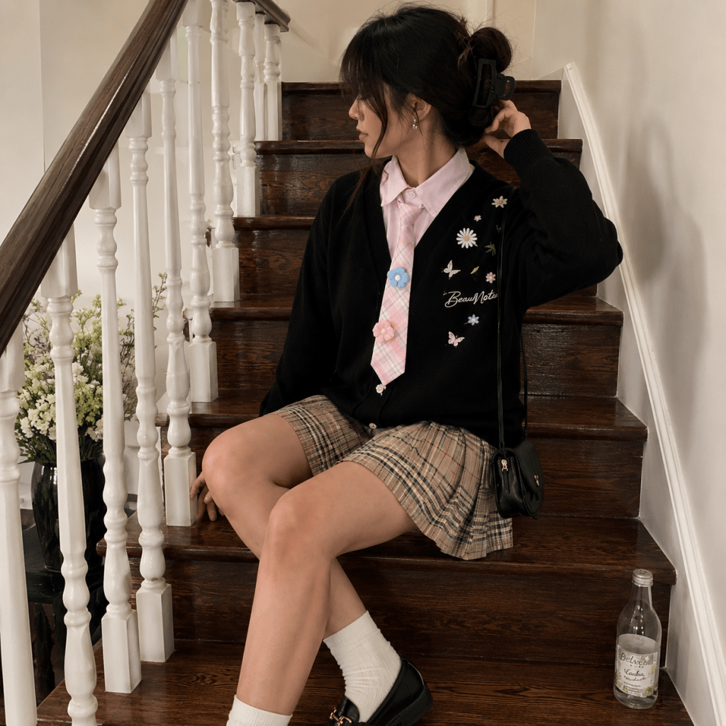Pixie Cardigan — Midnight Black - BareLayer