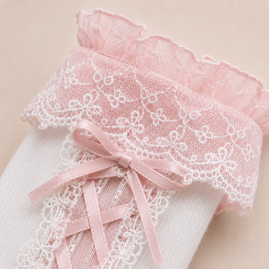 Sakura Ribbon Sock Set - BareLayer