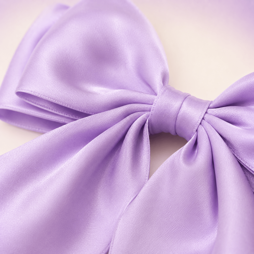 Satin Bow Hair Clip - BareLayer