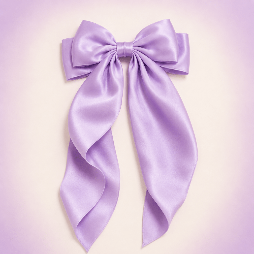 Satin Bow Hair Clip - BareLayer