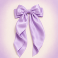 Satin Bow Hair Clip - BareLayer